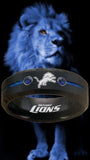 Detroit Lions Ring Black & Blue CZ Wedding Band | Sizes 6-13 #detroit #lions #nfl