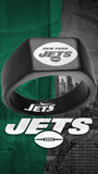 New York Jets Ring Black Titanium Ring Sizes 8 - 10 #jets #nyjets